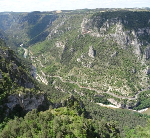 Gorges du Tarn at Roc Hourtous