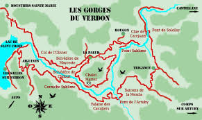 Verdon Gorge France Map A Location Of The Verdon Catchment In The