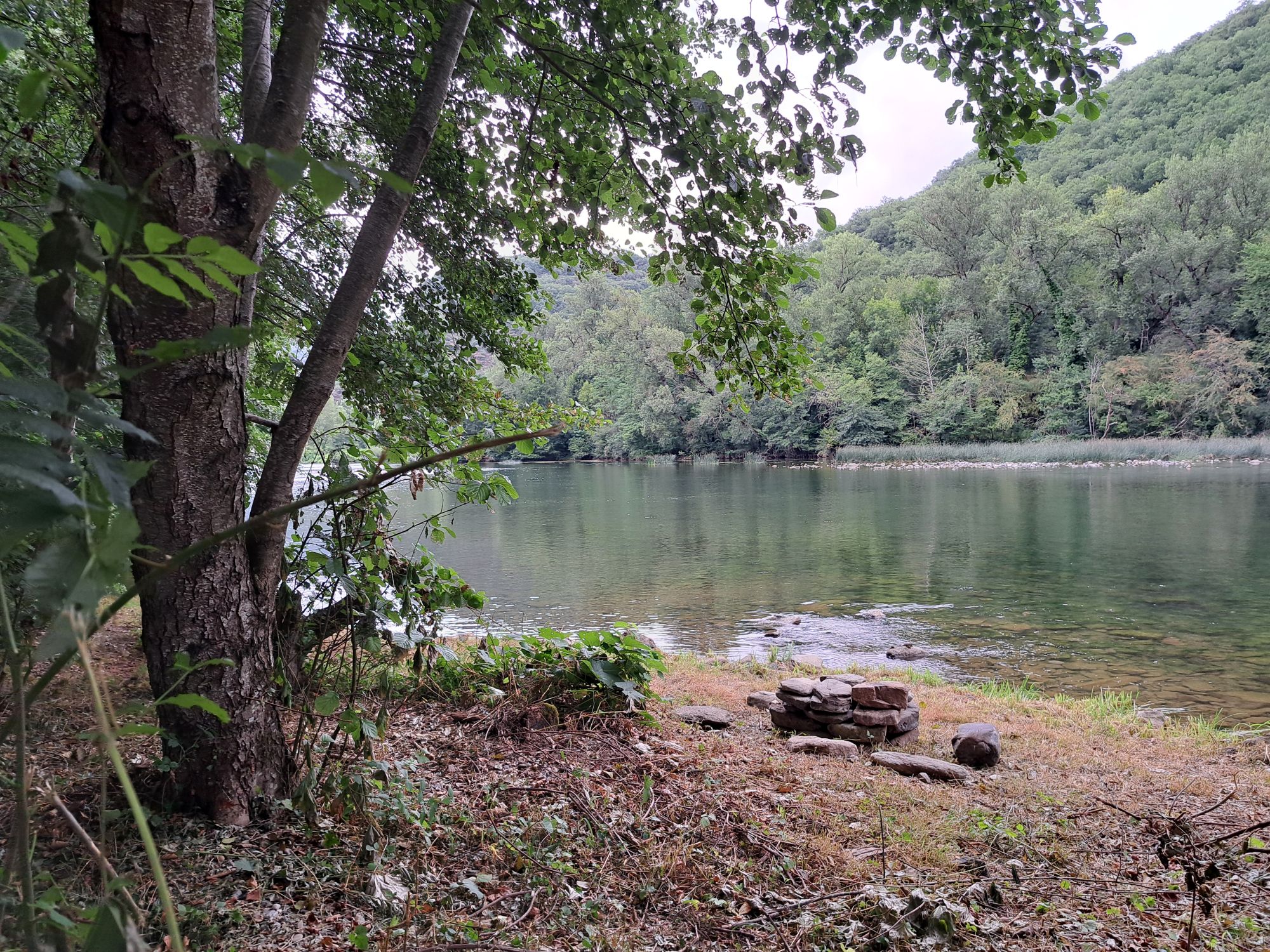 picknickplek aan de Tarn