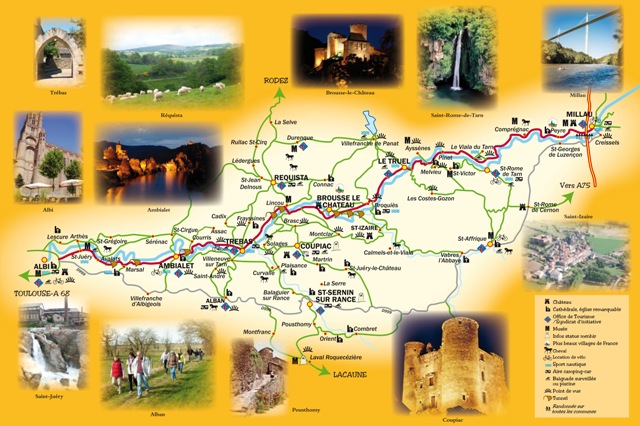wandelvakantie Tarnvallei tussen Albi en Millau